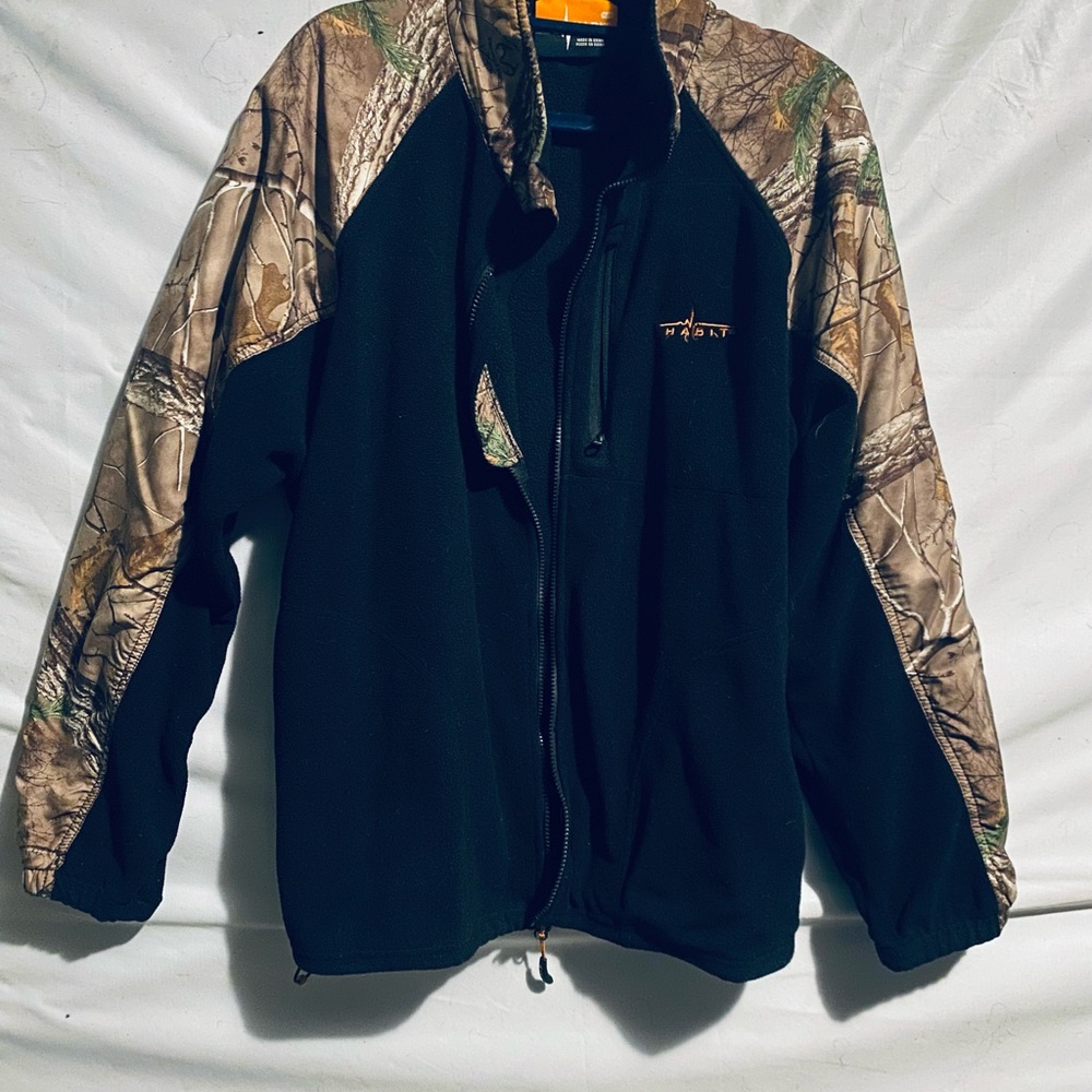 Tough Outdoor Black and Camo Jacket